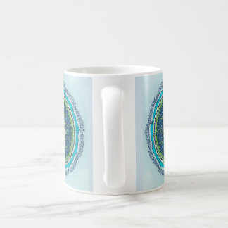 Alphabet mandala coffee mug