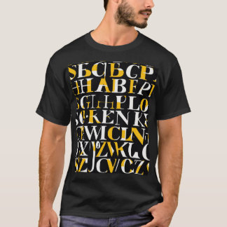 Alphabet Men's T-Shirt