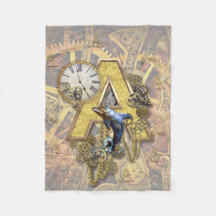 Alphabet, Monogram A Fleece Blanket
