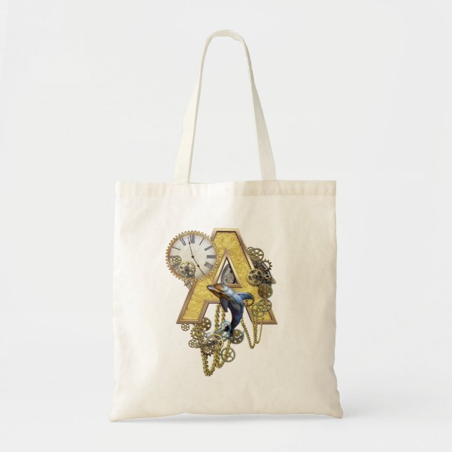 Alphabet, Monogram A Tote Bag (Front)