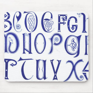 Alphabet Mouse Pad