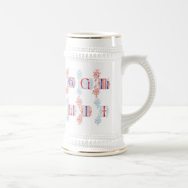 Alphabet Mug (Right)
