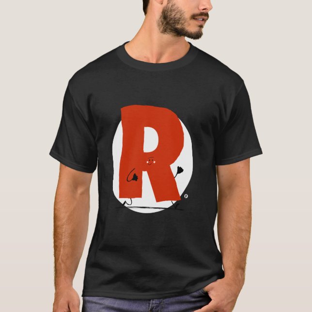 Alphabet - Nice Letter R. T-Shirt (Front)