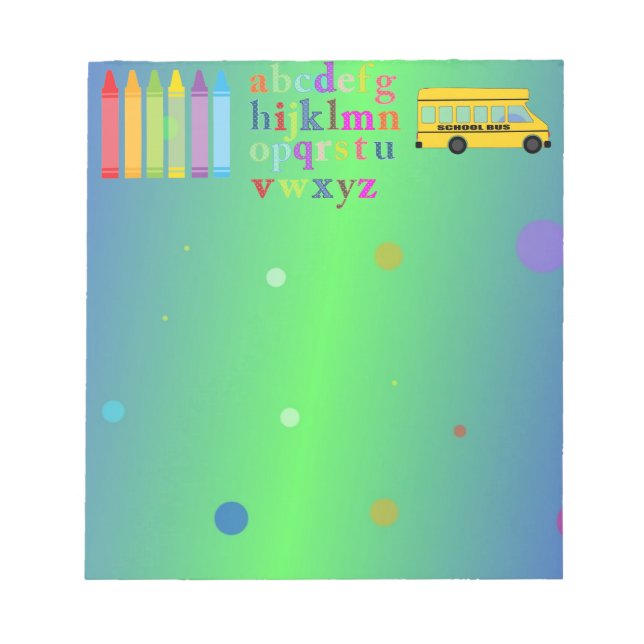 Alphabet Notepad (Front)