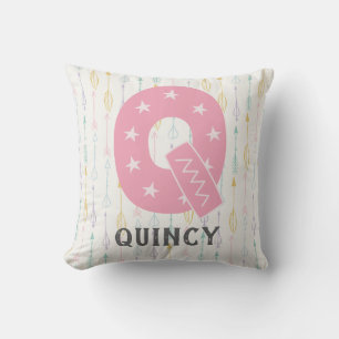 Alphabet Nursery Throw Pillow