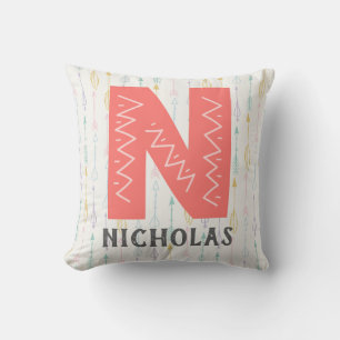 Alphabet Nursery Throw Pillow