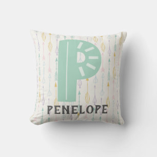 Alphabet Nursery Throw Pillow