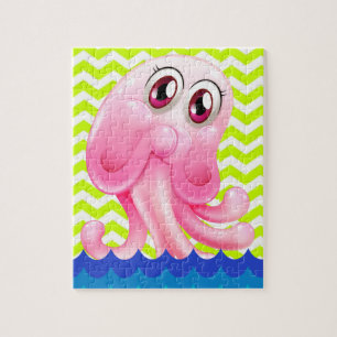 Alphabet O Pour Puzzle Octopus Avec Boîte Cadeau