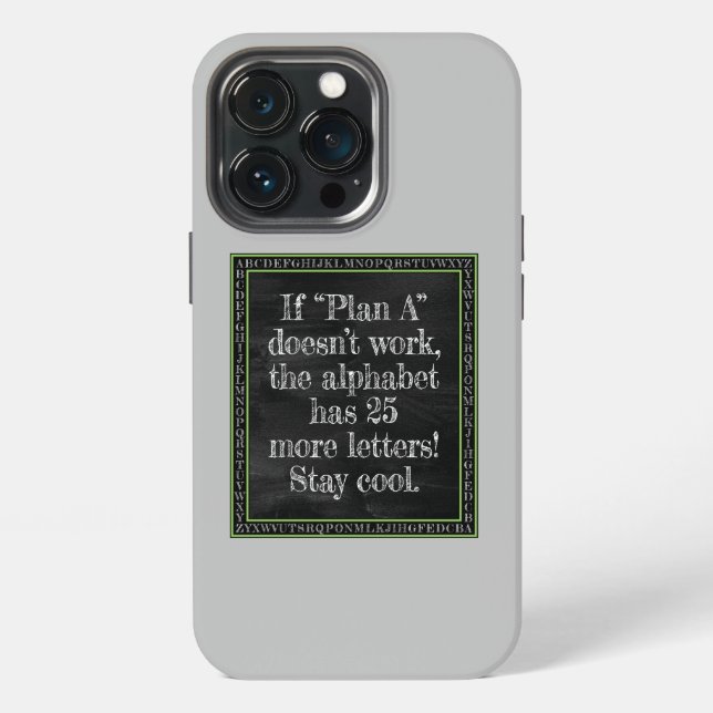 Alphabet of Possibilities iPhone Case (Back)