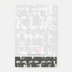 Alphabet Painting by Norman Wyatt Post-it Notes