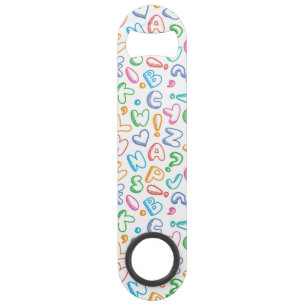 alphabet pattern bar key
