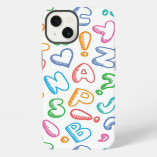 alphabet pattern iPhone 13 case