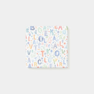 Alphabet Pattern  Post-it Notes