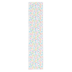 alphabet pattern short table runner