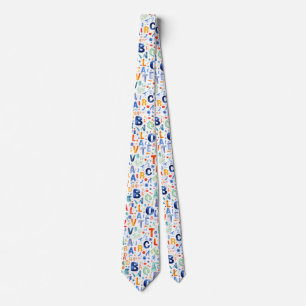 Alphabet Pattern  Tie