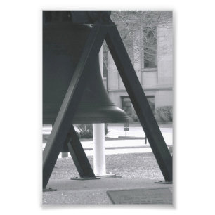Alphabet Photo Letter A1 Black and White Print