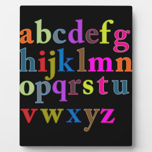 Alphabet Plaque