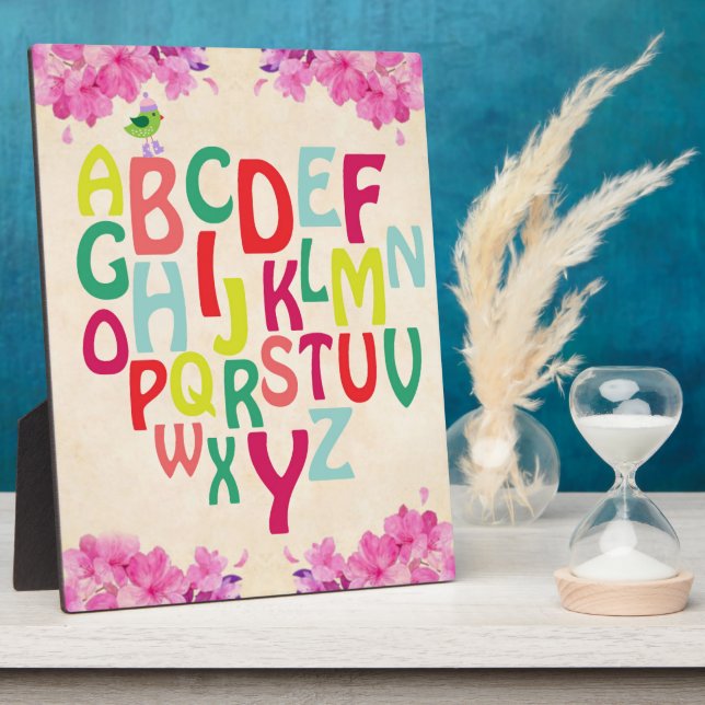 Alphabet Plaque (Side)