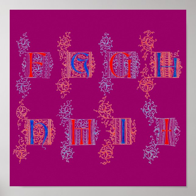 Alphabet Poster (Front)