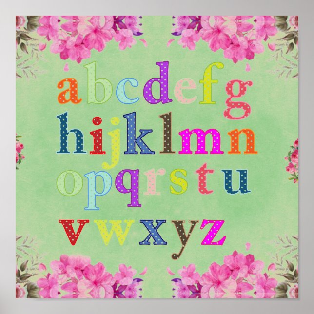 Alphabet Poster (Front)