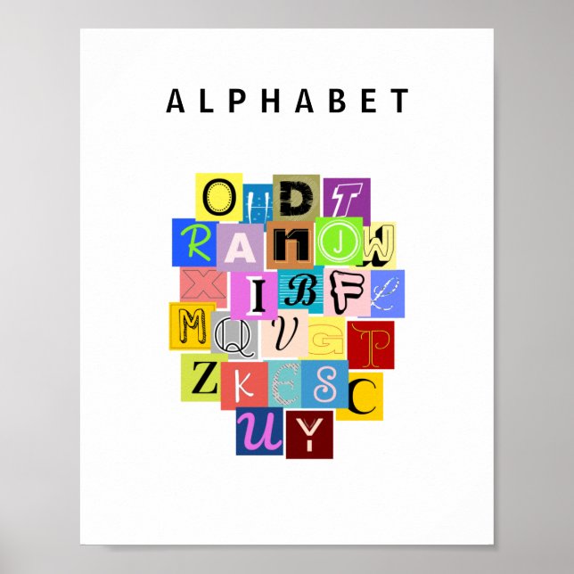Alphabet Poster (Front)