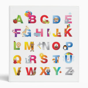 alphabet ring binder