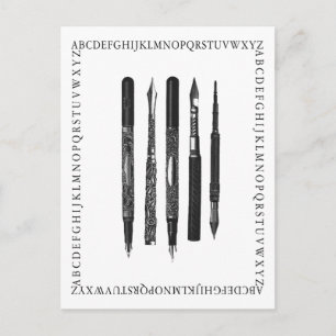 Alphabet School Postcard