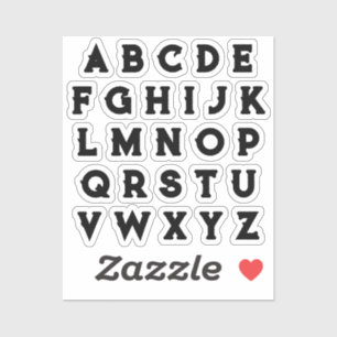 Alphabet Set Upper Case Letters Cut Out