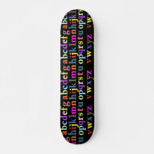 Alphabet Skateboard