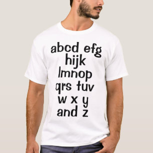 Alphabet Song Men's T-Shirt