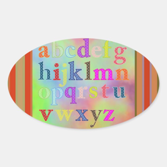 Alphabet Sticker (Front)