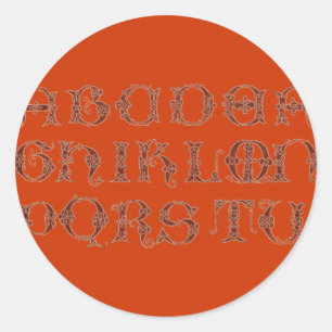 Alphabet Sticker