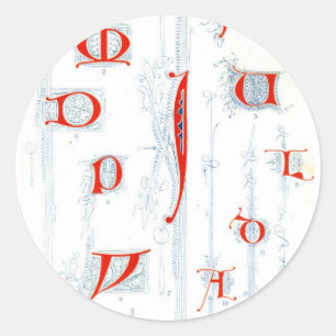Alphabet Sticker