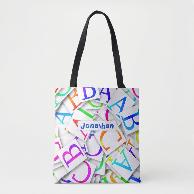 Alphabet Tote Bag (Front)