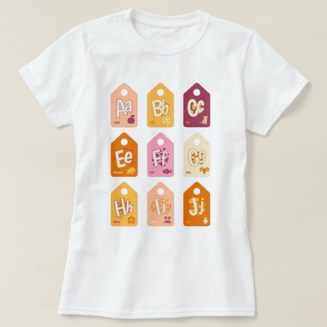 alphabet women  T-Shirt (Design Front)