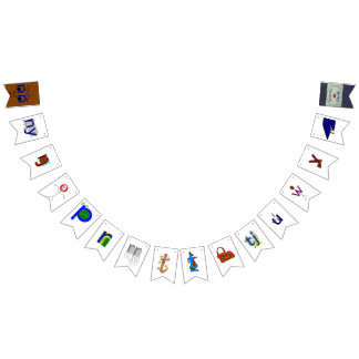 Alphabet(Yolŋu Matha-Djambarrpuyŋu)Nh-' (part 2/2) Bunting Flags