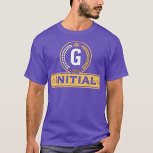 Alphabetical Art by Viralfont Letter G T-Shirt