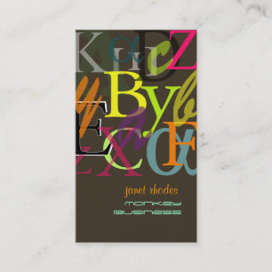 Alphabets, cartes de profil des enseignants