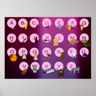 Alphabets Poster