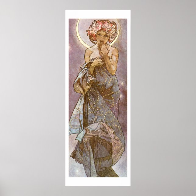 Alphone Mucha ~ The Moon 1902 Poster (Front)
