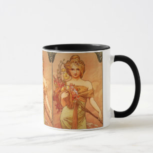 Alphonse (Alfons) Mucha  Bouquet Mug