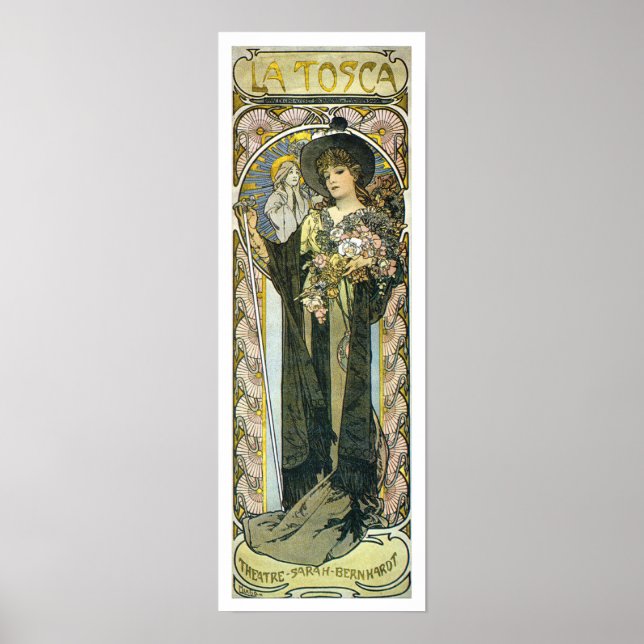 Alphonse [Alfons] Mucha Poster Imprimer : La Tosca (Devant)
