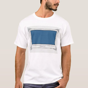 Alphonse Allais, April Fools, Blue, Abstract Art T-Shirt