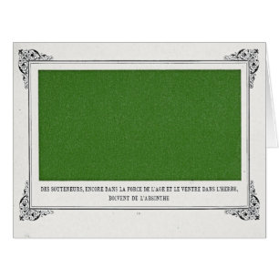 Alphonse Allais, April Fools, Green, Abstract Art