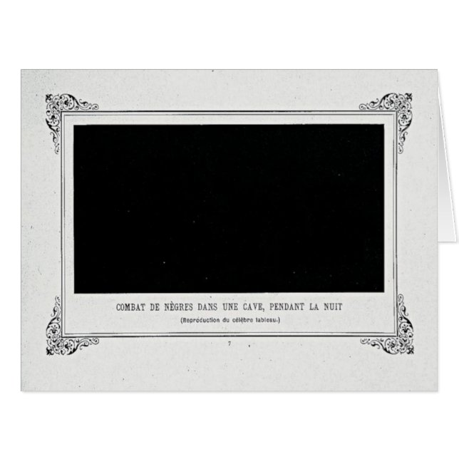 Alphonse Allais, April Fools, Noir, Art Abstrait (Devant horizontal)