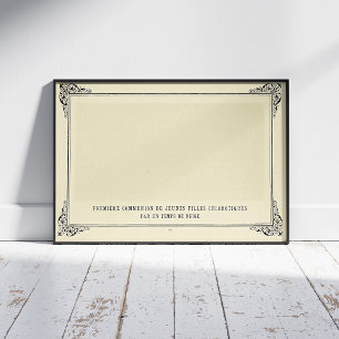 Alphonse Allais, April Fools, White, Abstract Art Poster