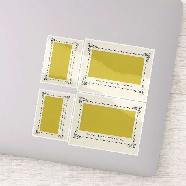 Alphonse Allais, April Fools, Yellow, Abstract Art (Detail)