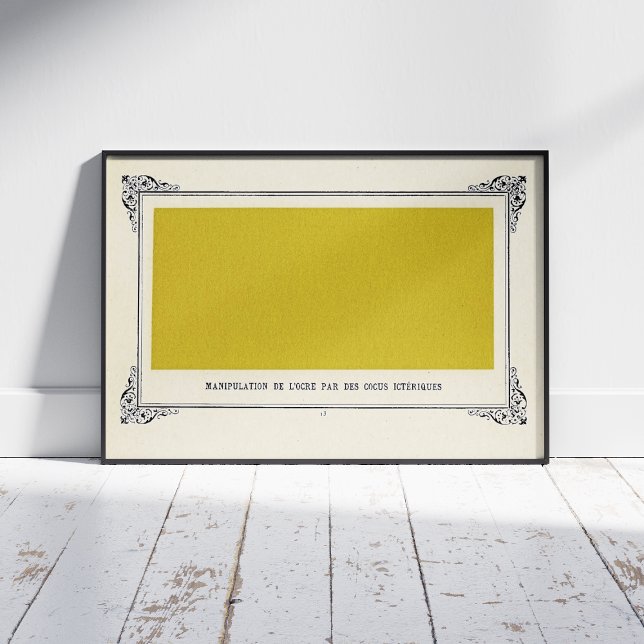 Alphonse Allais, April Fools, Yellow, Abstract Art Poster (Creator Uploaded)