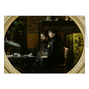 Alphonse Daudet and his Wife in their Study
