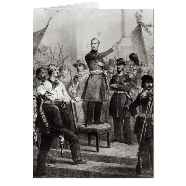 Alphonse de Lamartine at the Town Hall (Front)